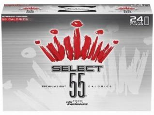 Anheuser-Busch - Budweiser Select 55 (24 pack cans) (24 pack cans)