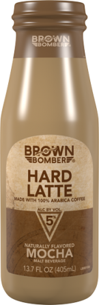 Brown Bomber - Mocha Latte Hard Coffee (4 pack cans) (4 pack cans)