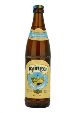 Ayinger - Brauweisse Hefeweizen (4 pack cans) (4 pack cans)
