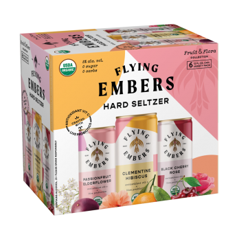 Flying Embers - Botanical Fruit & Flora Hard Seltzer (6 pack cans) (6 pack cans)