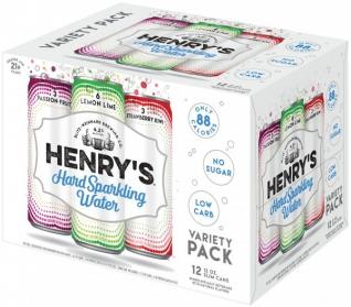 Henrys - Hard Sparkling Water Variety (12 pack cans) (12 pack cans)